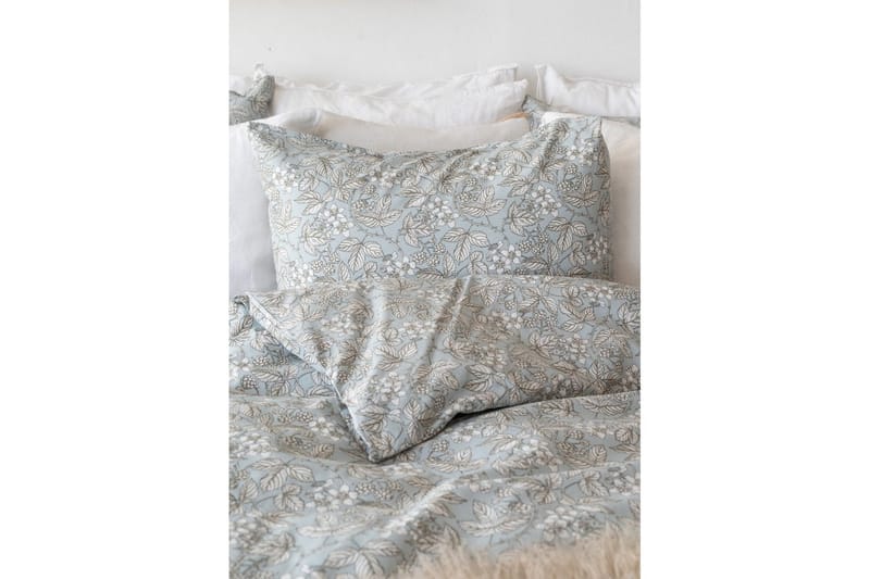 Dynebetræk Enkeltseng 2-delt Blackberry - Grøn - Tekstiler - Sengetøj - Sengesæt & dynesæt - Dynesæt enkeltseng