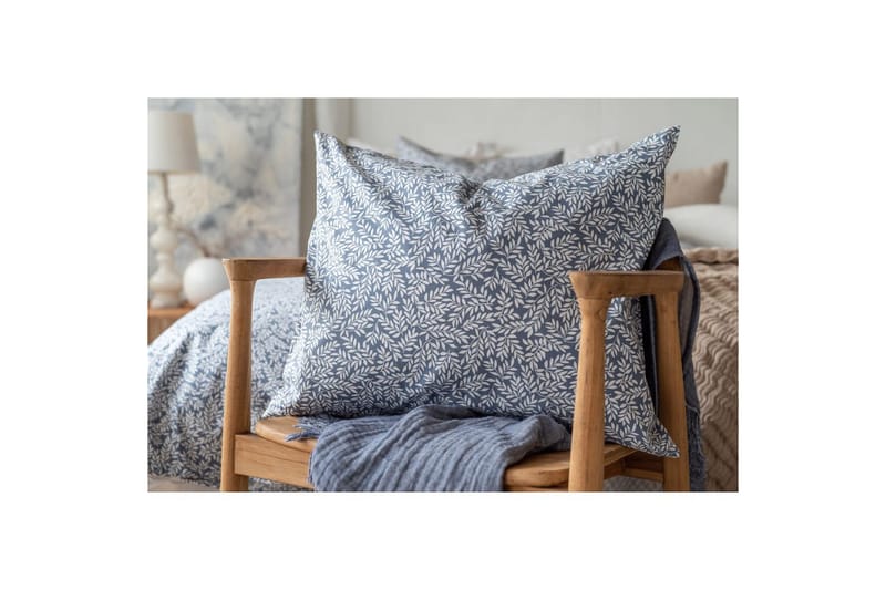 Dynebetræk Enkeltseng 2-Dele Hulda Blå - Tekstiler - Sengetøj - Sengesæt & dynesæt - Dynesæt enkeltseng