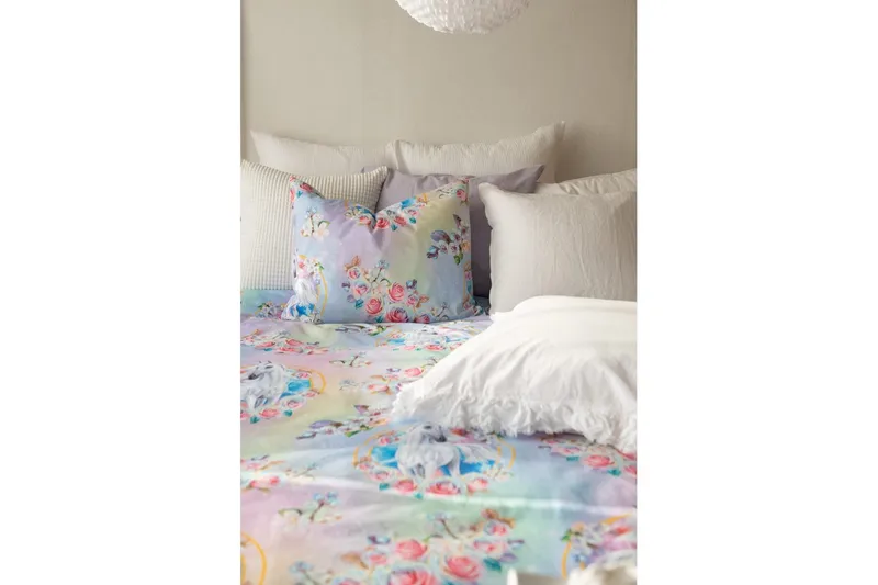 Dynebetræk Enkeltseng 2-dels Spirit Rosa - Tekstiler - Sengetøj - Sengesæt & dynesæt - Dynesæt enkeltseng