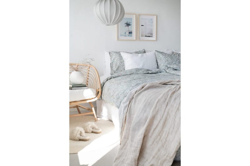 Dynebetræk Enkeltseng 2-delt Blackberry - Grøn - Tekstiler - Sengetøj - Sengesæt & dynesæt - Dynesæt enkeltseng