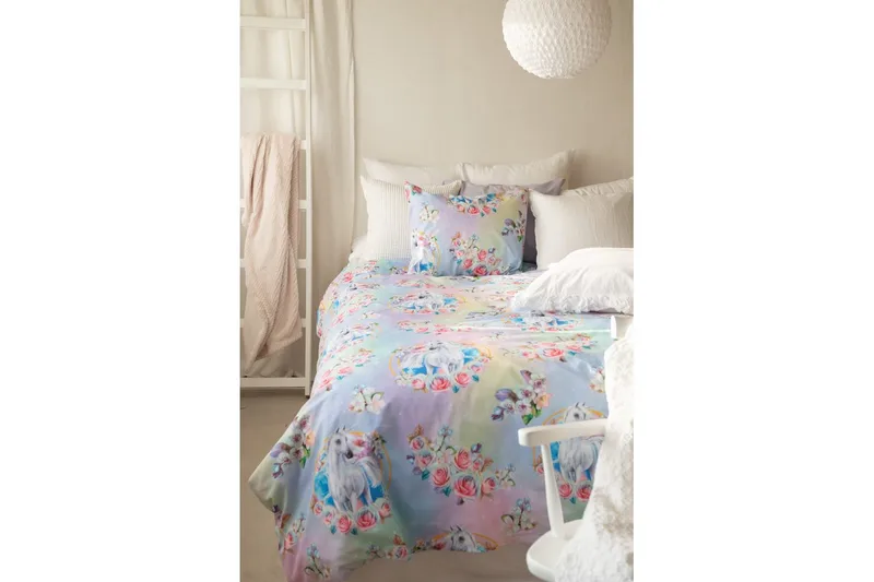 Dynebetræk Enkeltseng 2-dels Spirit Rosa - Tekstiler - Sengetøj - Sengesæt & dynesæt - Dynesæt enkeltseng