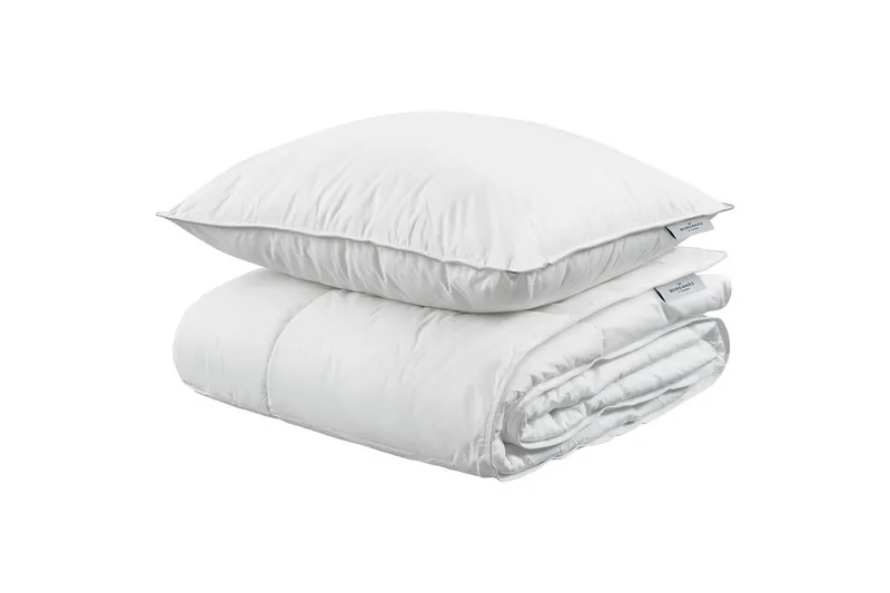 Dyne + Pude 150 x 200 cm + 50 x 60 cm Hvid, undefined