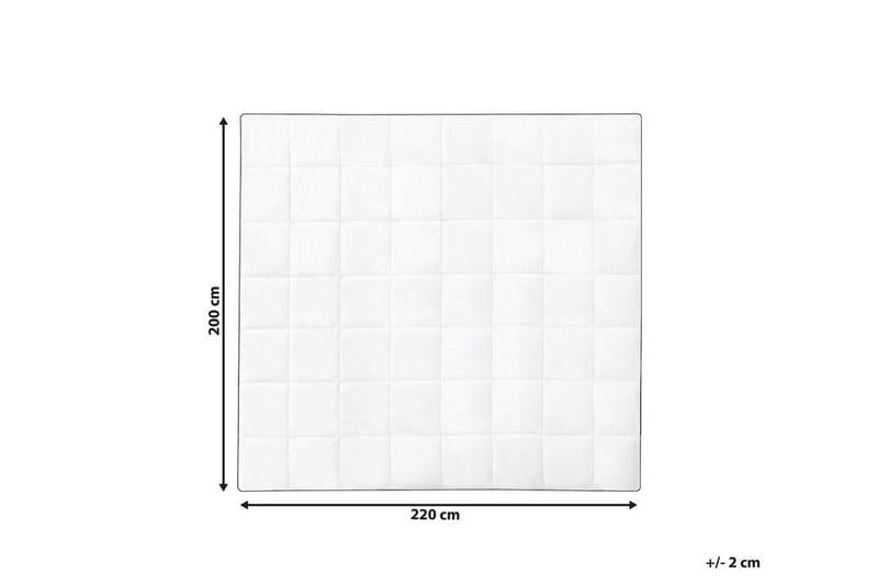 Dyne bomuld 200 x 220 cm NUPTSE - Hvid - Dyne - Dobbeltdyne