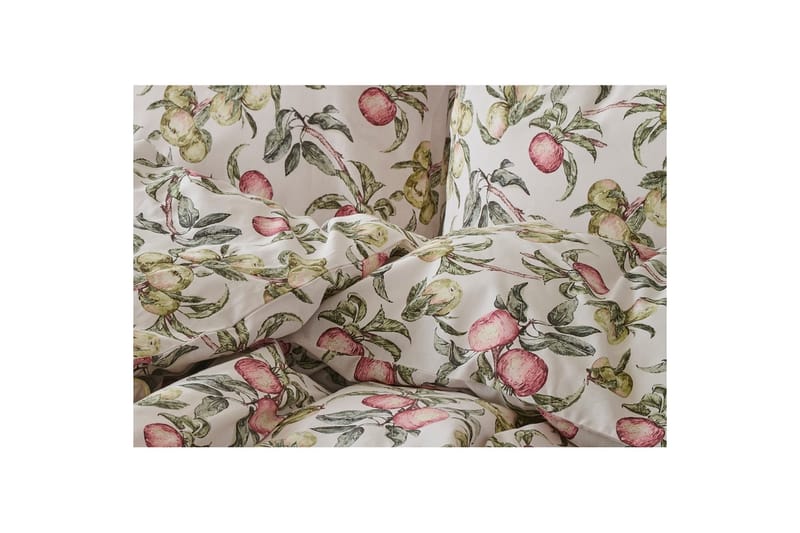 Dynebetræk Enkeltseng 2-Dele Æppellunden Multi - Grå - Tekstiler - Sengetøj - Dyne