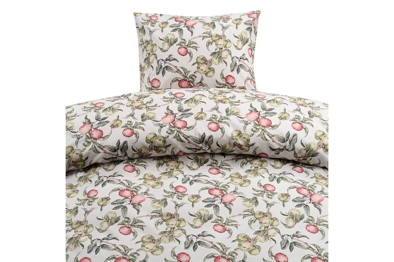 Dynebetræk Enkeltseng 2-Dele Æppellunden Multi - Grå - Tekstiler - Sengetøj - Dyne