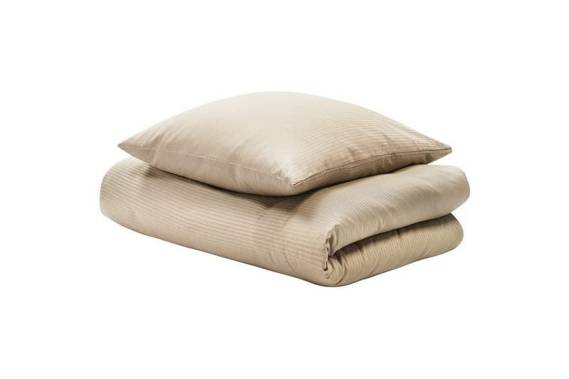 Dynebetrækssæt Avondale Beige, 220x155 cm - Beige, 220x155 cm - Tekstiler - Sengetøj - Sengesæt & dynesæt
