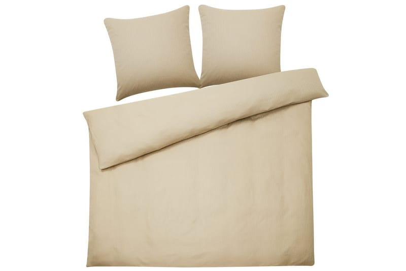Dynebetrækssæt Avondale Beige, 220x240 cm - Beige, 220x240 cm - Tekstiler - Sengetøj - Dyne