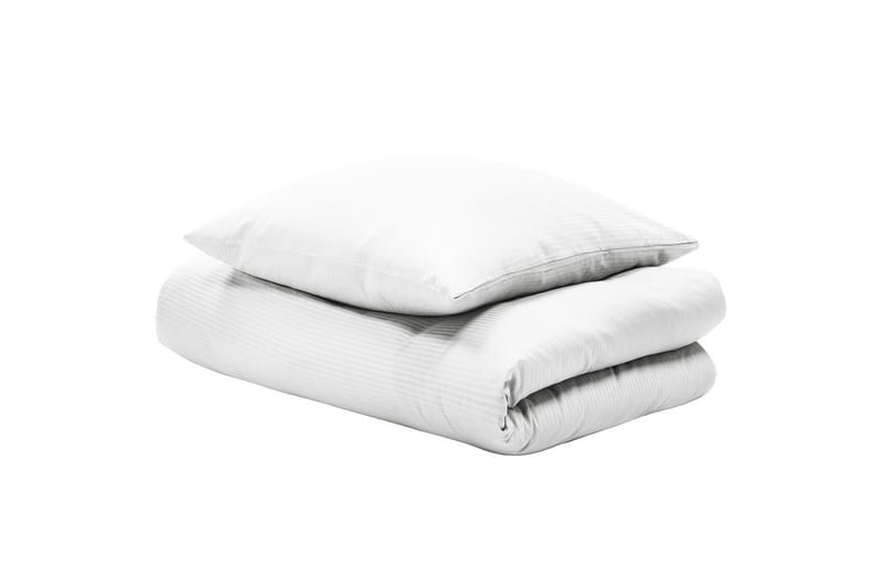 Dynebetrækssæt Avondale Hvid, 220x155 cm - Hvid, 220x155 cm - Tekstiler - Sengetøj - Dyne
