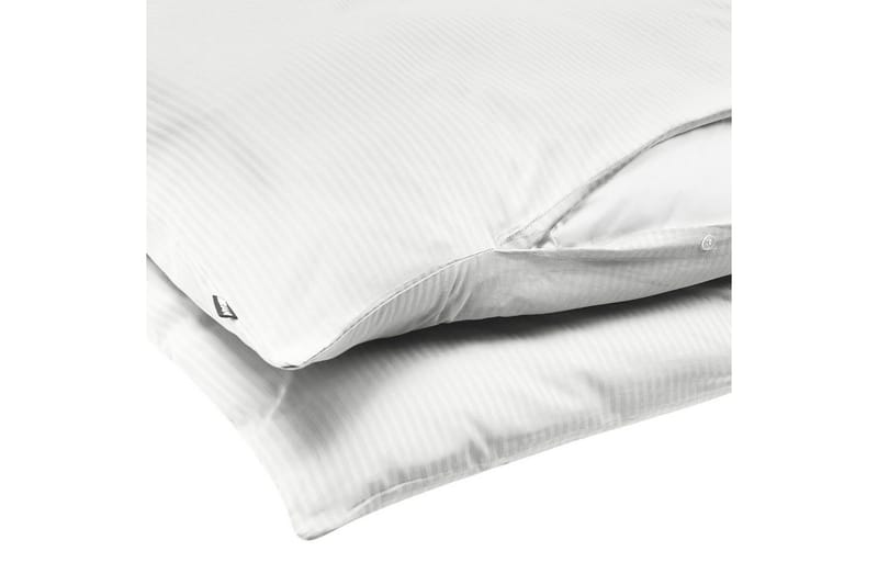 Dynebetrækssæt Avondale Hvid, 220x155 cm - Hvid, 220x155 cm - Tekstiler - Sengetøj - Sengesæt & dynesæt