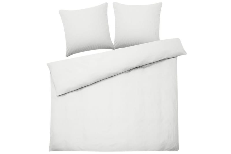 Dynebetrækssæt Avondale Hvid, 220x240 cm - Hvid, 220x240 cm - Tekstiler - Sengetøj - Dyne