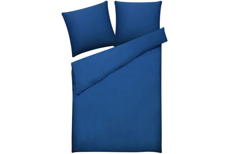 Dynebetrækssæt Harmonridge Blå, 220x155 cm - Blå, 220x155 cm - Tekstiler - Sengetøj - Sengesæt & dynesæt