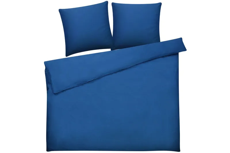 Dynebetrækssæt Harmonridge Blå, 240x220 cm - Blå, 240x220 cm - Tekstiler - Sengetøj - Sengesæt & dynesæt