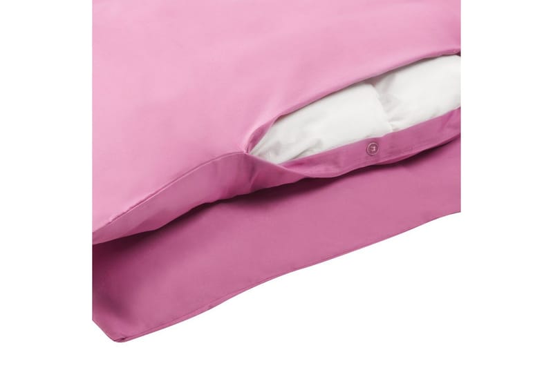Dynebetrækssæt Harmonridge Rosa, 220x200 cm - Rosa, 220x200 cm - Tekstiler - Sengetøj - Sengesæt & dynesæt