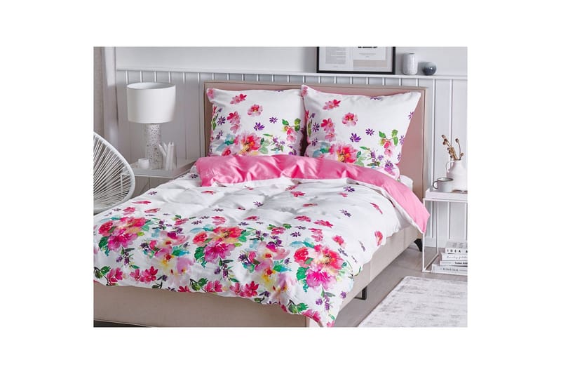 Dynebetrækssæt Larynhill 220x155 cm - 220x155 cm - Tekstiler - Sengetøj - Sengesæt & dynesæt