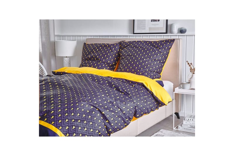 Dynebetrækssæt Wallingford 220x155 cm - 220x155 cm - Tekstiler - Sengetøj - Sengesæt & dynesæt