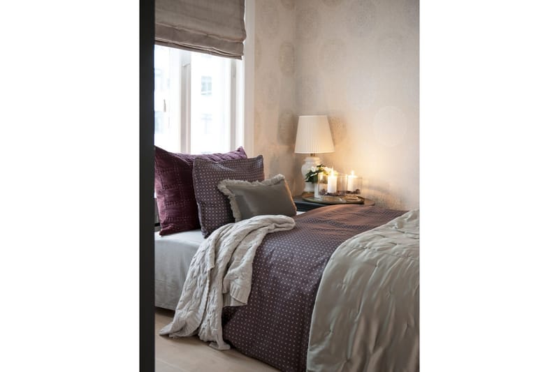 Aron Pudebetræk 40x60 cm - Burgundy/Velour - Tekstiler - Sengetøj - Hovedpudebetræk