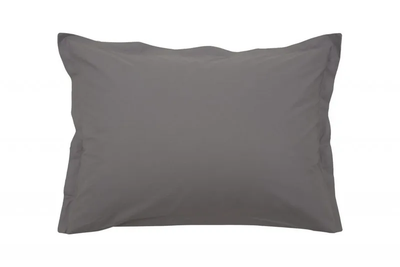 Cotten Pudebetræk 50x60 cm - Grå - Tekstiler - Sengetøj - Hovedpudebetræk