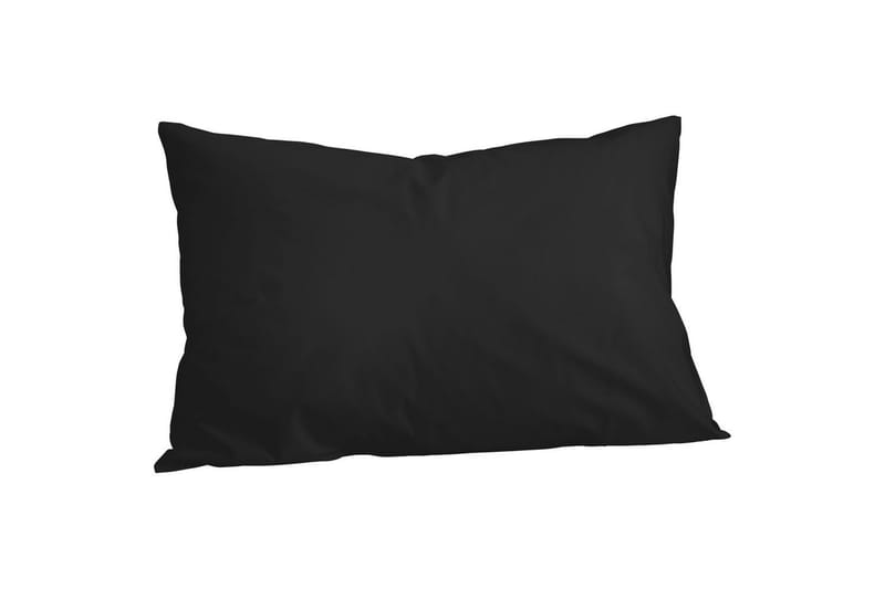 Pudebetræk Borganäs of Sweden - 65 x 90 cm, Sort - Tekstiler - Sengetøj - Hovedpudebetræk