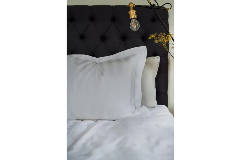Pudebetræk Hotel Satinstribet - 50 x 60 cm - Tekstiler - Sengetøj - Hovedpudebetræk