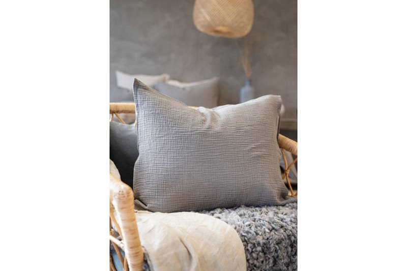 Pudebetræk Rolling 50 x 60 cm - Grå - Tekstiler - Sengetøj - Hovedpudebetræk