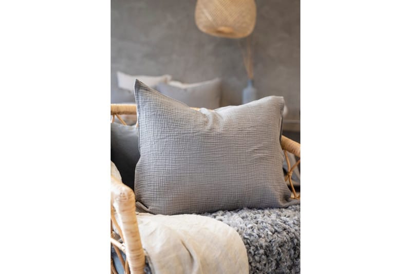 Pudebetræk Rolling 50 x 60 cm - Grå - Tekstiler - Sengetøj - Hovedpudebetræk