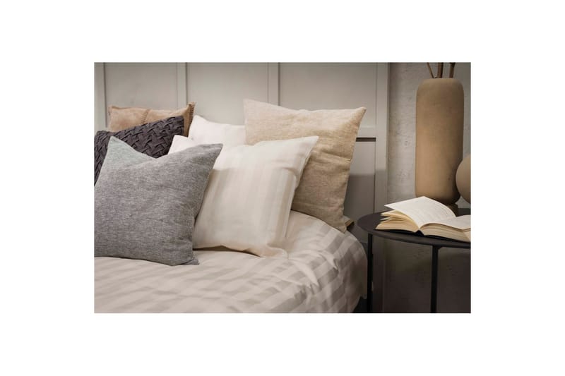 Pudebetræk Satin 50 x 60 cm - Sand - Tekstiler - Sengetøj - Hovedpudebetræk