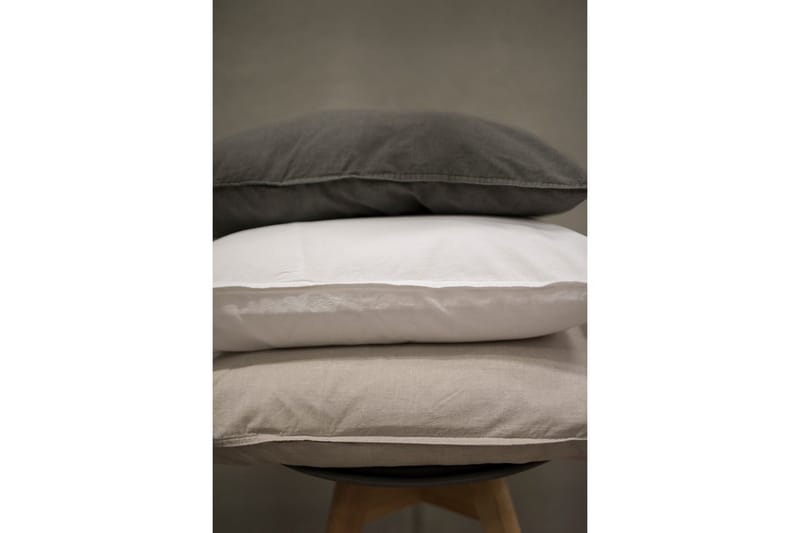 Pudebetræk Vasket 50 x 60 cm - Grå - Tekstiler - Sengetøj - Hovedpudebetræk