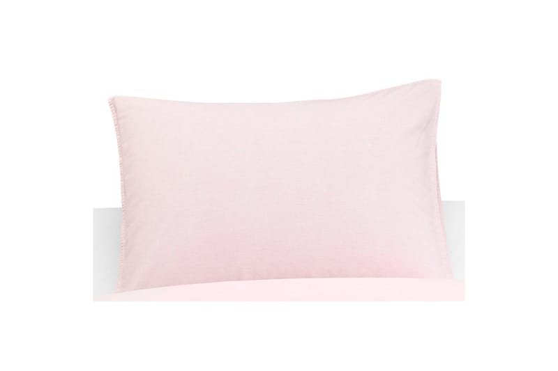 Pudebetræk Vasket 50 x 60 cm, Rosa