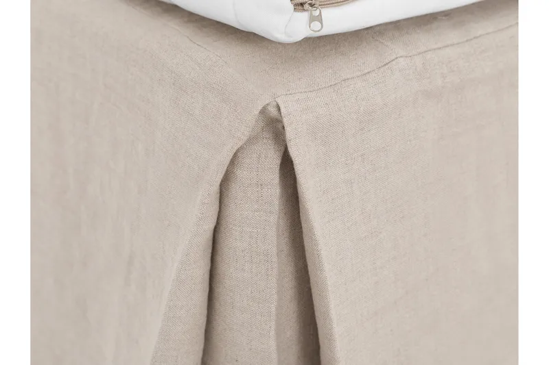 Ava Sengekappe 160x200 cm - Beige - Tekstiler - Sengetøj - Kappelagen & kantbetræk - Kappelagen dobbeltseng