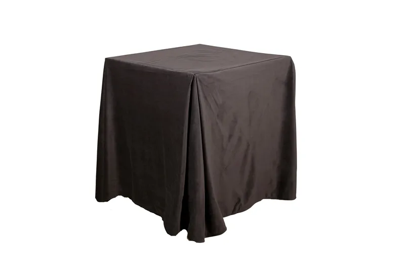 Velour Sengekappe 120x200 cm, Grå