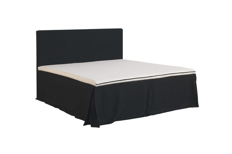 Ava Sengetæppe 160x200 cm - Sort - Tekstiler - Sengetøj - Kappelagen & kantbetræk - Kappelagen kontinentalseng