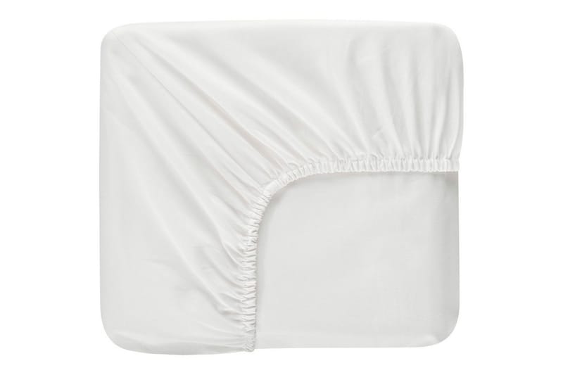 Lagen med elastik Borganäs of Sweden - 90 x 210 cm, Hvid - Tekstiler - Sengetøj - Lagen - Faconsyet lagen