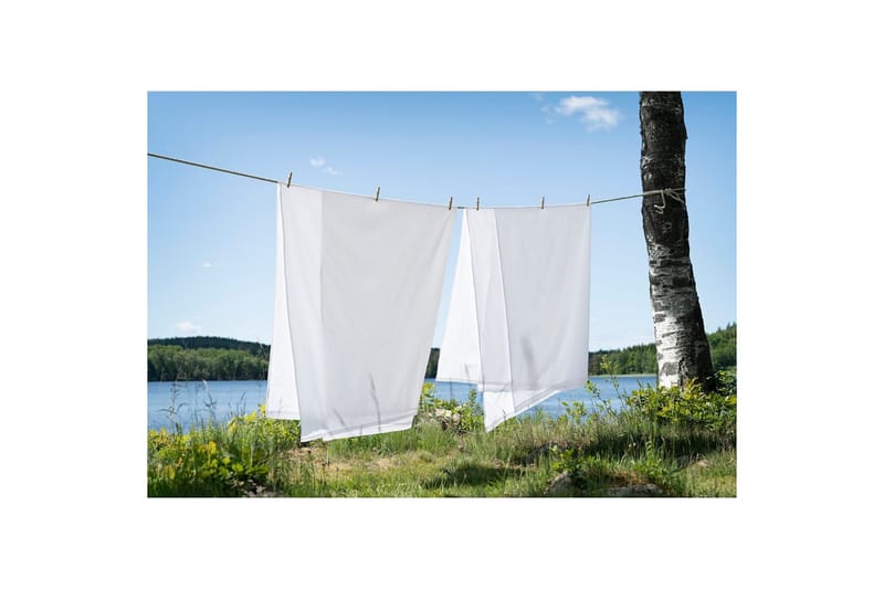 Lagen Borganäs of Sweden - 240 x 260 cm, Hvid - Tekstiler - Sengetøj - Lagen