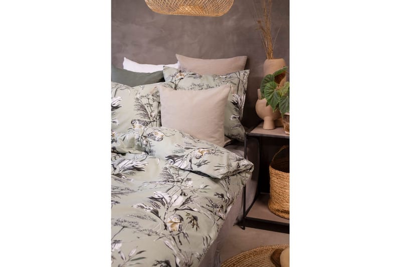 Dynebetræk Enkeltseng 2-dels Eternity - Grøn - Tekstiler - Sengetøj - Lagen