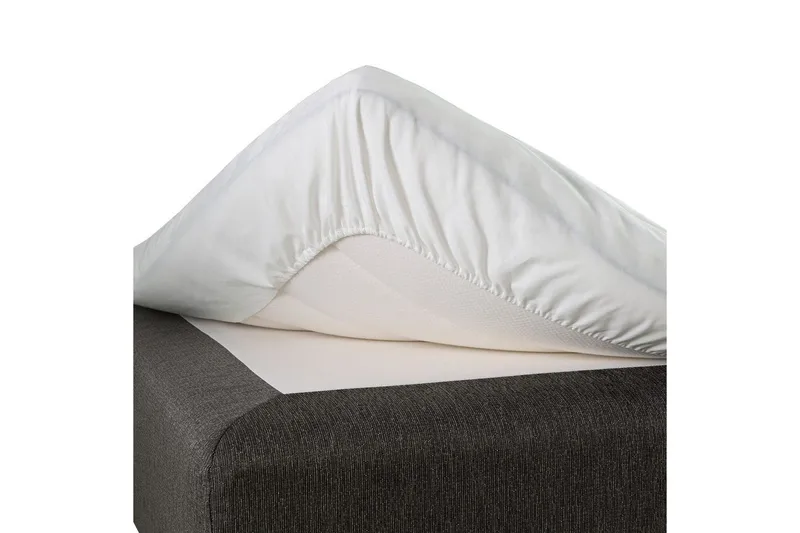 Lagen med elastik Borganäs of Sweden, 180 x 210 cm, Hvid