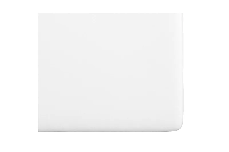 Faconlagen jersey til tremmeseng, 70 x 140 cm, Hvid