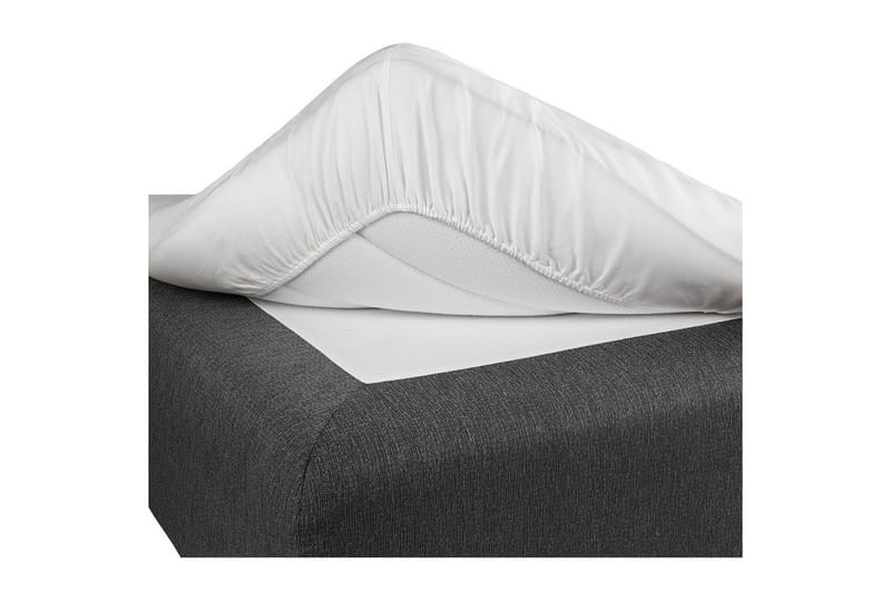 Lagen med elastik Borganäs of Sweden - 120 x 200 cm, Hvid - Tekstiler - Sengetøj - Lagen - Faconsyet lagen