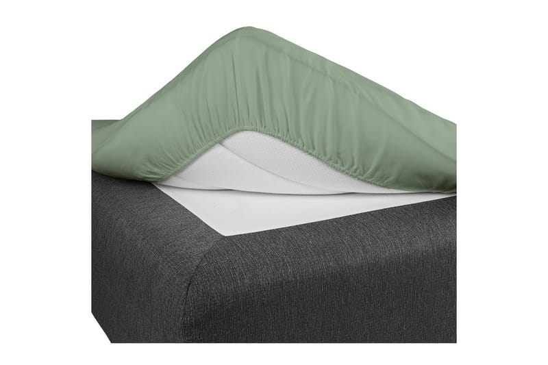 Lagen med elastik Borganäs of Sweden, 180 x 200 cm, Ny Grøn