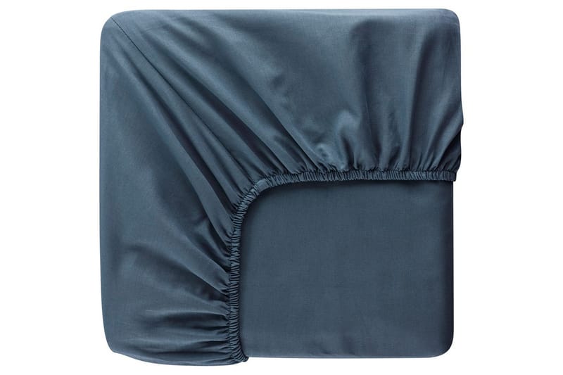Lagen med elastik Borganäs of Sweden - 90 x 200 cm, Marineblå - Tekstiler - Sengetøj - Lagen - Faconsyet lagen