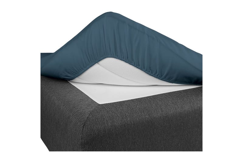 Lagen med elastik Borganäs of Sweden, 90 x 200 cm, Marineblå