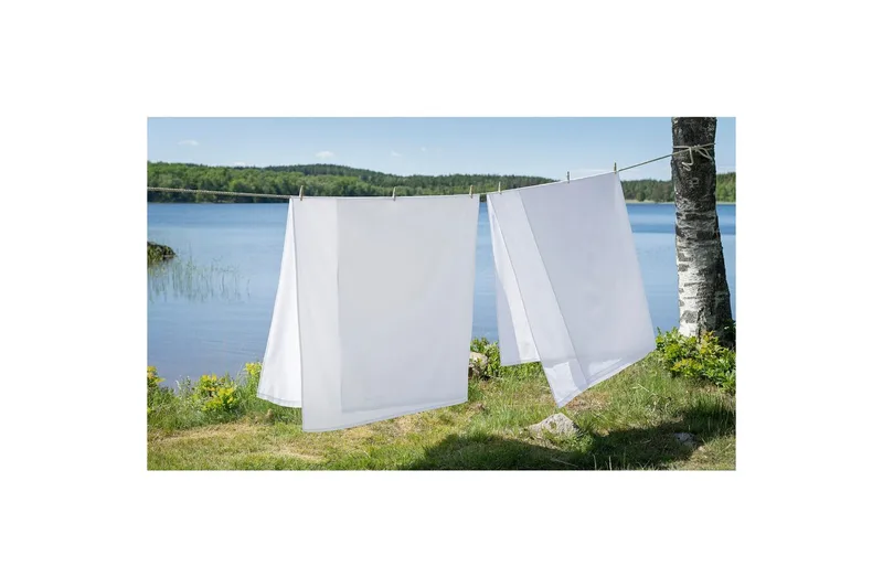 Lagen Borganäs of Sweden - 150 x 250 cm, Hvid - Tekstiler - Sengetøj - Lagen