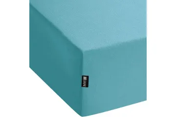 Udlagen Hofuf Turkis, 140x200 cm - Turkis, 140x200 cm - Tekstiler - Sengetøj - Lagen - Faconsyet lagen