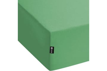 Udlagen Janbu Grøn, 160x200 cm - Grøn, 160x200 cm - Tekstiler - Børnetekstiler - Sengetøj til børn - Tremmeseng sengetøj - Lagen tremmeseng