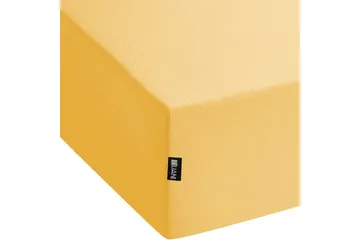 Udlagen Janbu Sennepsgul, 200x200 cm - Sennepsgul, 200x200 cm - Tekstiler - Børnetekstiler - Sengetøj til børn - Tremmeseng sengetøj - Lagen tremmeseng
