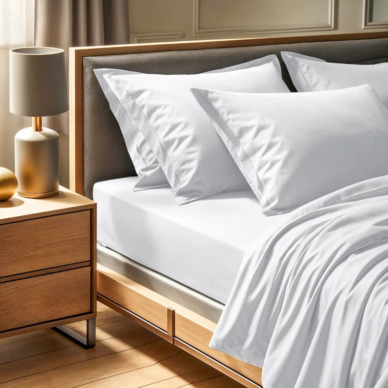 Veyloren faconlagen 140x190 cm - Hvid - Tekstiler - Sengetøj - Lagen - Faconsyet lagen