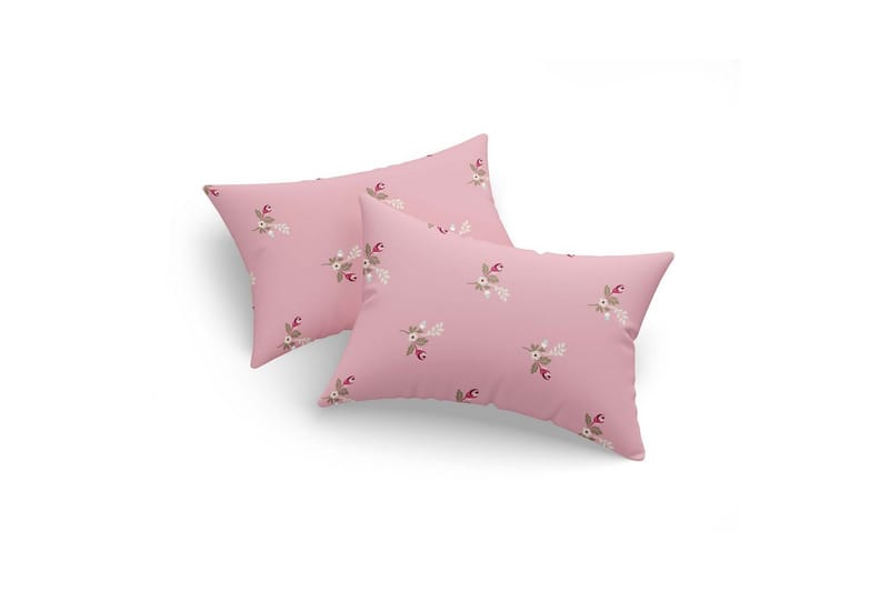 Pudebetrækssæt (2 stykker) Jeems Lyserød, Lyserød