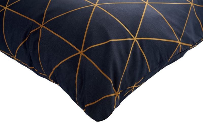 Branlor sengesæt 240x220 cm - Guld og Sort - Tekstiler - Sengetøj - Sengesæt & dynesæt
