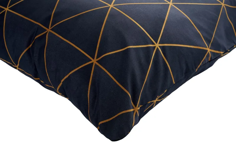 Branlor sengesæt 240x220 cm - Guld og Sort - Tekstiler - Sengetøj - Sengesæt & dynesæt