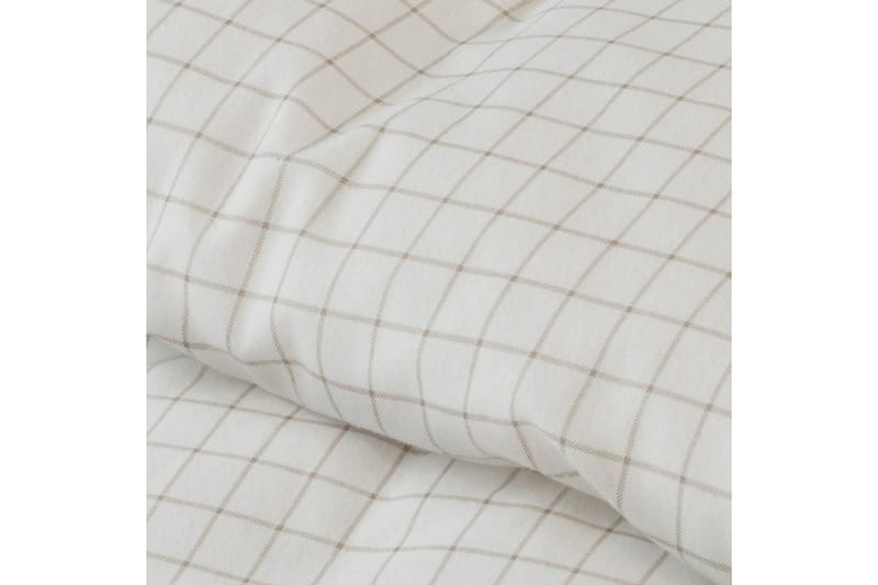 Dynebetræk 2-Delersæt Birger Flannel Offwhite - Offwhite - Tekstiler - Sengetøj - Dyne