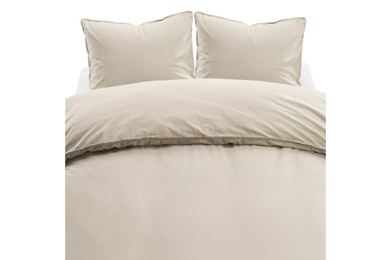 Dynebetræk Dobbelt 3-Dele Humble - Beige - Tekstiler - Sengetøj - Sengesæt & dynesæt